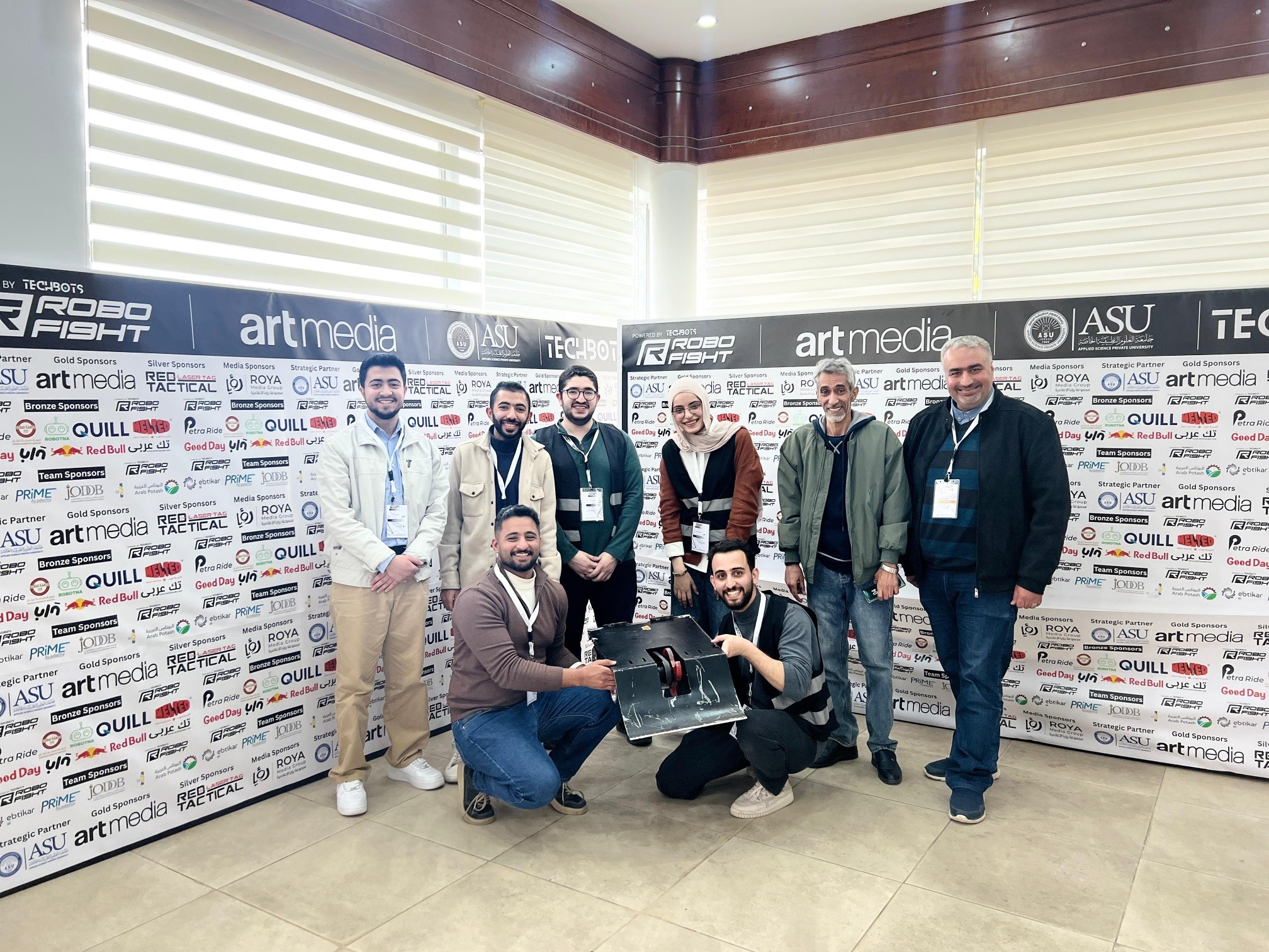 Robotics team participated in the Robofight competition held at the University of Applied Sciences