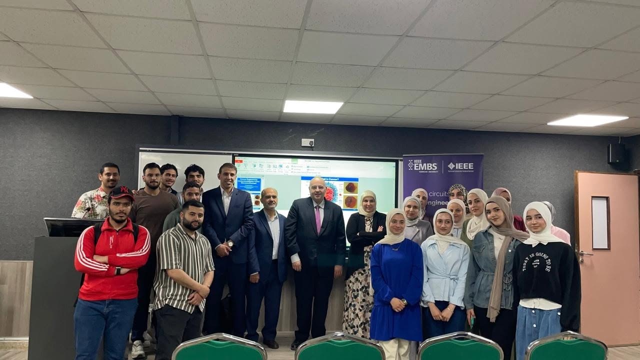 IEEE EMBS team at Al-Hijjawi Faculty organized a scientific workshop titled 