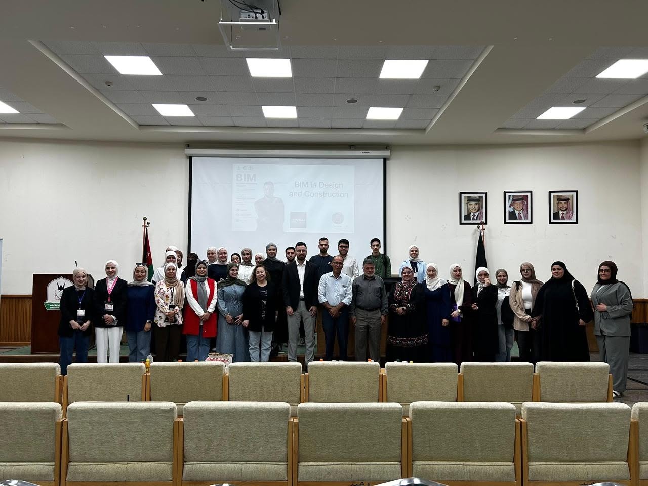 Architectural Engineering and the Cluster Team organized a specialized workshop titled “Building Information Modeling (BIM)”