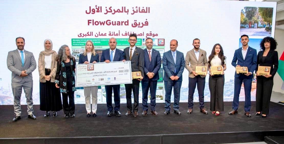 FlowGuard team from the Civil Engineering achieved wins first place in the Environmental Legacy Makers Award